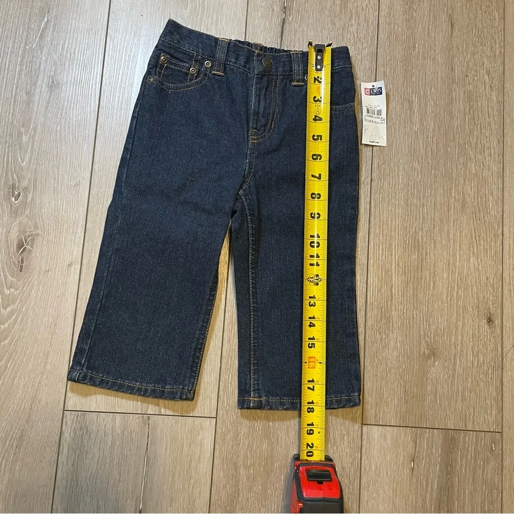 Chaps 18 Months NWT Jeans Versatile Dark Wash Playwear Staple Vintage Look Denim
